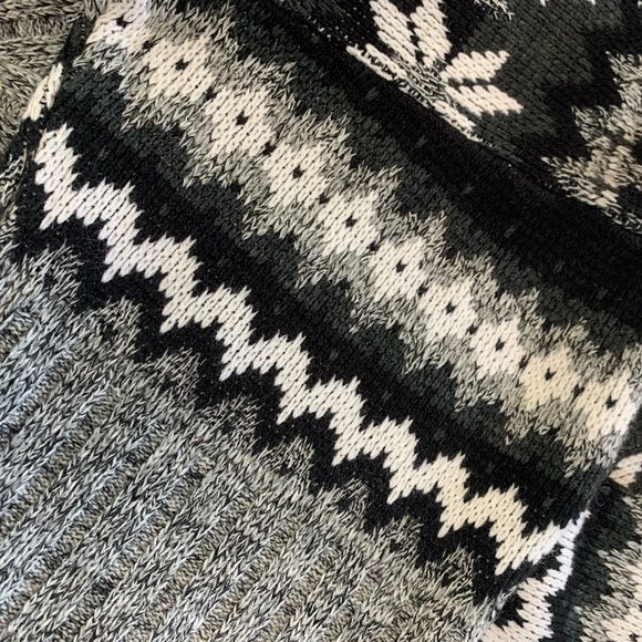 Carol Reed Womens Nordic Snowflake Sweater Mock Neck Ribbed Lg? Cozy Cabincore - Picture 10 of 12